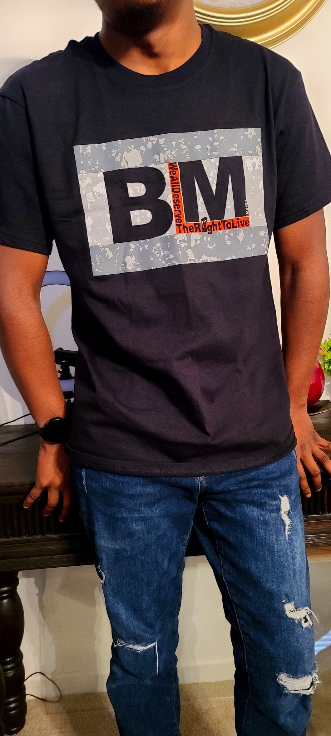 BLM T-Shirts T-Shirts KOU MEDIUM BLACK 